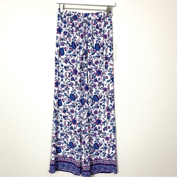 Joie Wide Leg Floral Pants NWT - Picture 1 of 13